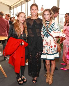 Mary-Kate Olsen, Colby Mugrabi, Marcella GuarinoSaks Fifth Avenue Celebrates Opening Night of Frieze New York, USA - 02 May 2018