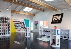 The Fun Socks store in Los Angeles.