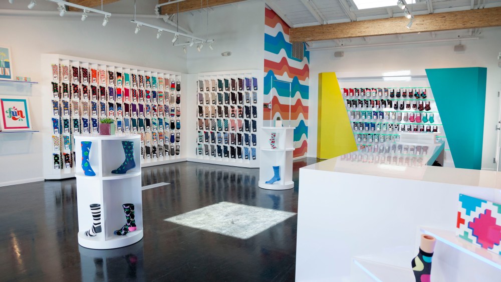 The Fun Socks store in Los Angeles.