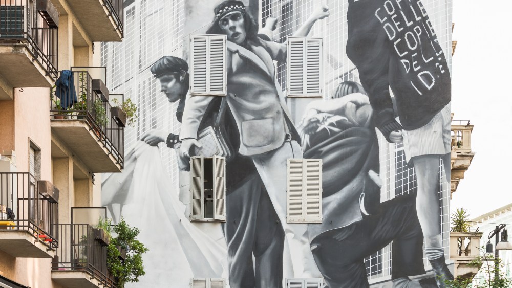 The new Gucci mural in Milan