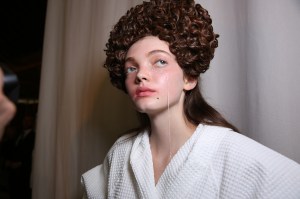 Backstage at Gucci Cruise 2019