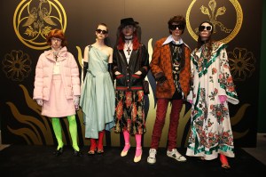 Backstage at Gucci Cruise 2019