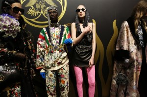 Backstage at Gucci Cruise 2019