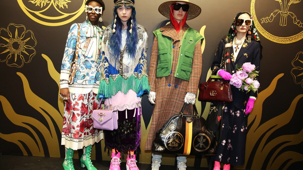 Backstage at Gucci Cruise 2019