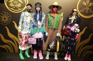 Backstage at Gucci Cruise 2019
