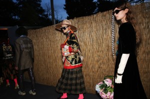 Backstage at Gucci Cruise 2019