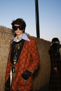 Backstage at Gucci Cruise 2019