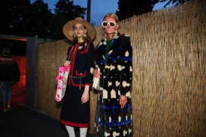Backstage at Gucci Cruise 2019