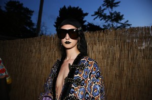 Backstage at Gucci Cruise 2019