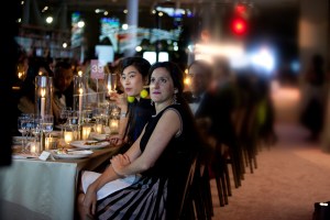 The atmosphere at the Whitney Gala.