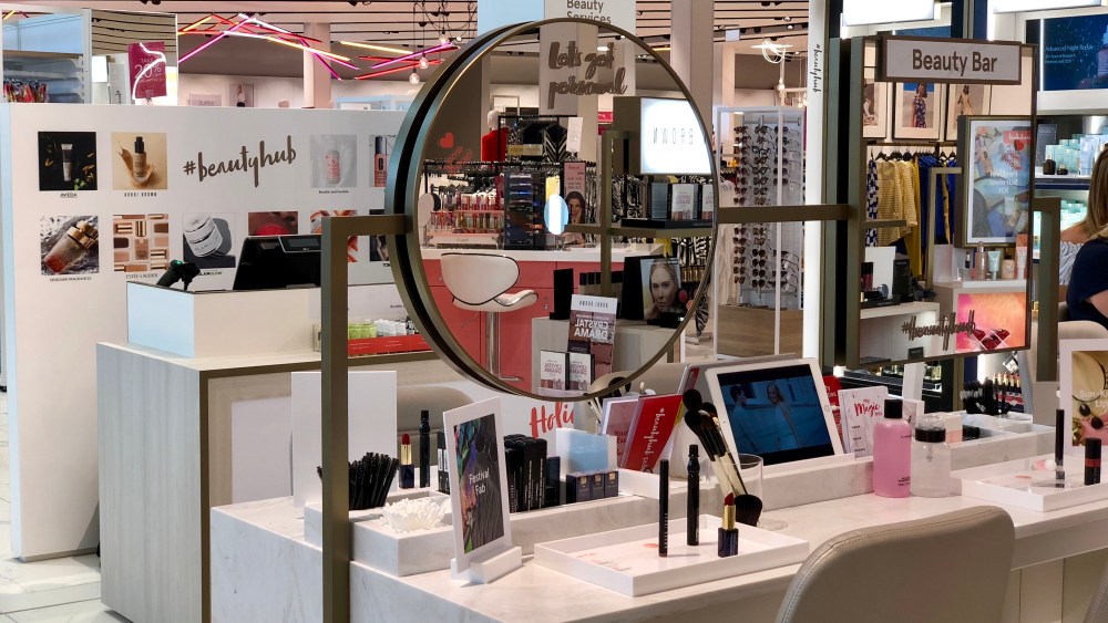 The Estée Lauder beauty hub at Debenhams