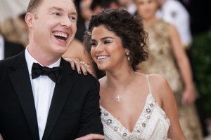 Stuart Vevers and Selena Gomez