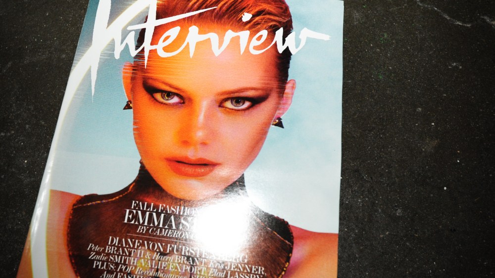 Interview-mosphereInterview Magazine dinner, New York, America - 10 Sep 2012