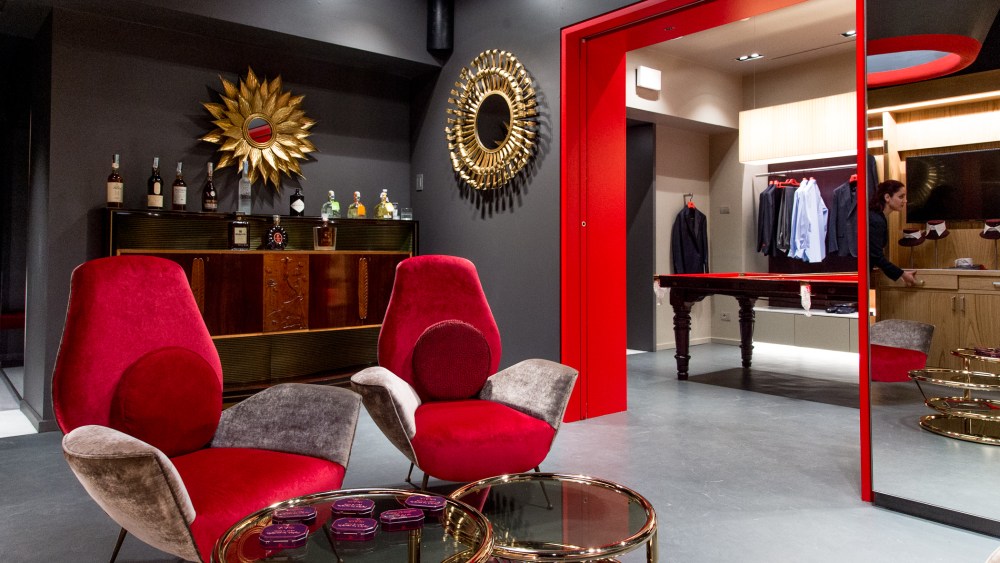 The Isaia Rome store.