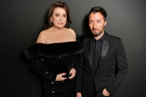 Catherine Deneuve and Anthony Vaccarello