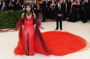 Nicki Minaj in Oscar de la Renta, Met Gala 2018