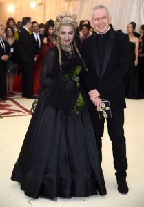 Jean Paul Gaultier and Madonna in Jean Paul Gaultier, Met Gala 2018