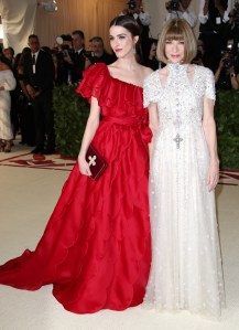 Bee Shaffer and Anna Wintour, Met Gala 2018