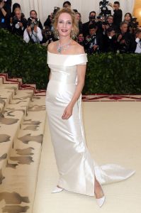 Uma Thurman in Gabriela Hearst, Met Gala 2018
