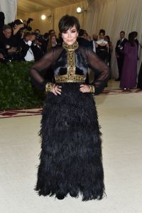 Kris Jenner in custom Tommy Hilfiger, Met Gala 2018