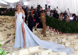 Hailey Baldwin in custom Tommy Hilfiger, Met Gala 2018