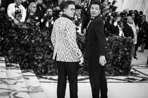 Stephen Colbert and Jimmy Fallon