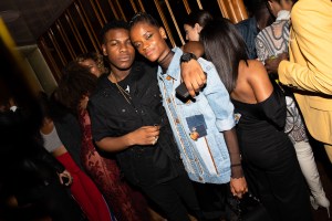 John Boyega and Letitia Wright