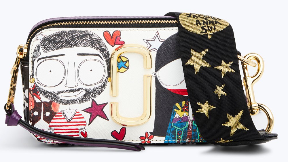 A look from the Marc Jacobs and Anna Sui collaboration.