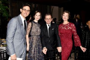 Justin Peck, Rebecca Krohn, Mikhail Baryshnikov, Nina Bernstein Simmons