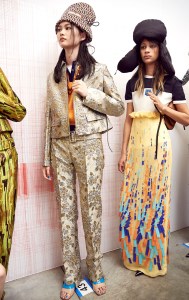 Backstage at Prada Resort 2019