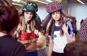 Backstage at Prada Resort 2019