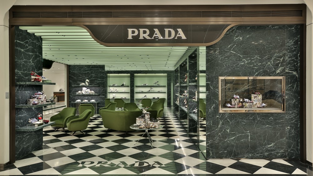 The new Prada boutique at SKP Xian.