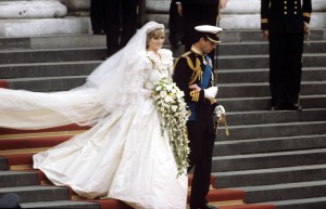 Princess Diana and Prince Charles walking down the steps of St. Pauls cathedralWedding of Prince Charles and Lady Diana Spencer, London, Britain - 29 Jul 1981