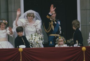 Princess Diana and Prince Charles outside Buckingham Palace on July 29, 1981