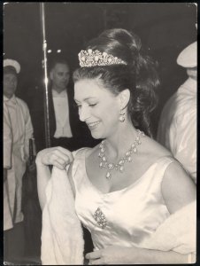 Princess Margaret wearing a tiara,  27 February 1967