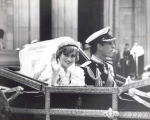 Princess Diana and Prince Charles outside Buckingham Palace on July 29, 1981
