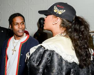 A$AP Rocky, Rihanna
Gucci Wooster store opening, New York, USA - 05 May 2018