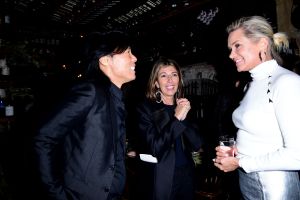 Stephen Gan, Yolanda Hadid, Nina GarciaNina Garcia Private Dinner, New York, USA - 16 May 2018
