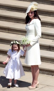 Catherine Duchess of Cambridge and Princess CharlotteThe wedding of Prince Harry and Meghan Markle, Pre-Ceremony, Windsor, Berkshire, UK - 19 May 2018