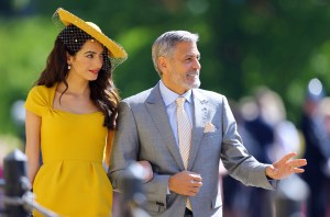 George Clooney and Amal ClooneyThe wedding of Prince Harry and Meghan Markle, Pre-Ceremony, Windsor, Berkshire, UK - 19 May 2018
