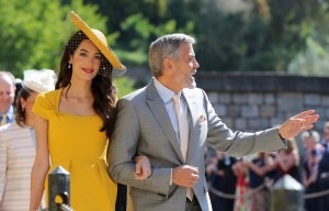 George Clooney and Amal ClooneyThe wedding of Prince Harry and Meghan Markle, Pre-Ceremony, Windsor, Berkshire, UK - 19 May 2018