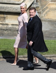 James Corden and Julia CareyThe wedding of Prince Harry and Meghan Markle, Pre-Ceremony, Windsor, Berkshire, UK - 19 May 2018
