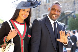 Idris Elba and Sabrina DhowreThe wedding of Prince Harry and Meghan Markle, Pre-Ceremony, Windsor, Berkshire, UK - 19 May 2018