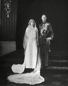Lady Elizabeth Bowes-lyon and Albert Duke of York Later King George Vi and Queen Elizabeth (then the Queen Mother) Pictured Together On Their Wedding Day On 26th April 1923 1923Historical Collection 166