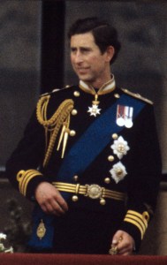Prince Charles on the day of his wedding to Diana Spencer
