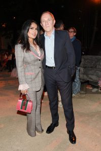 Salma Hayek Pinault and Francois-Henri Pinault