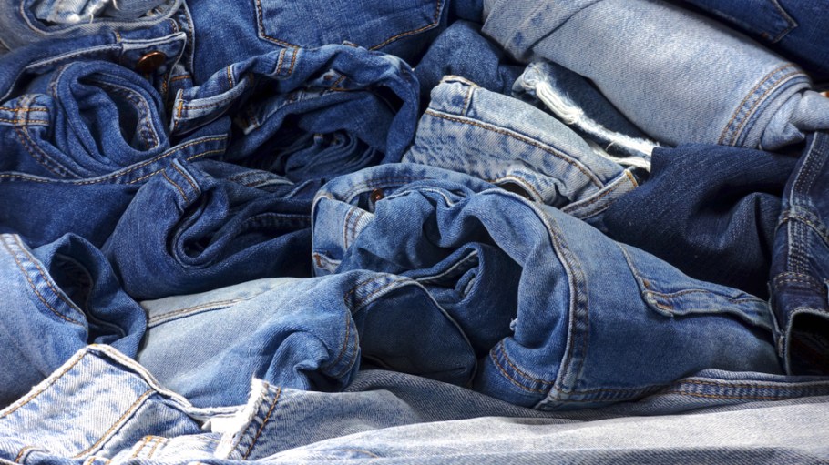 pile of denim