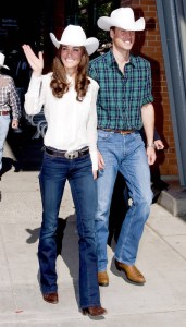 Royals in cowboy hats