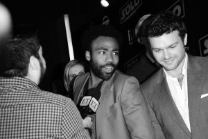 Donald Glover and Alden Ehrenreich