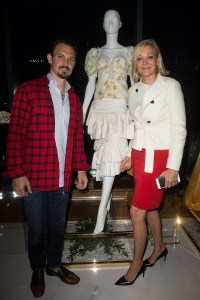 Kristopher Brock and Nadja Swarovski,